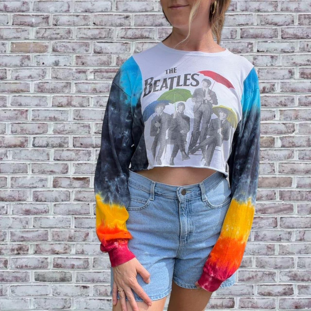The Beatles Cropped Tie Dye