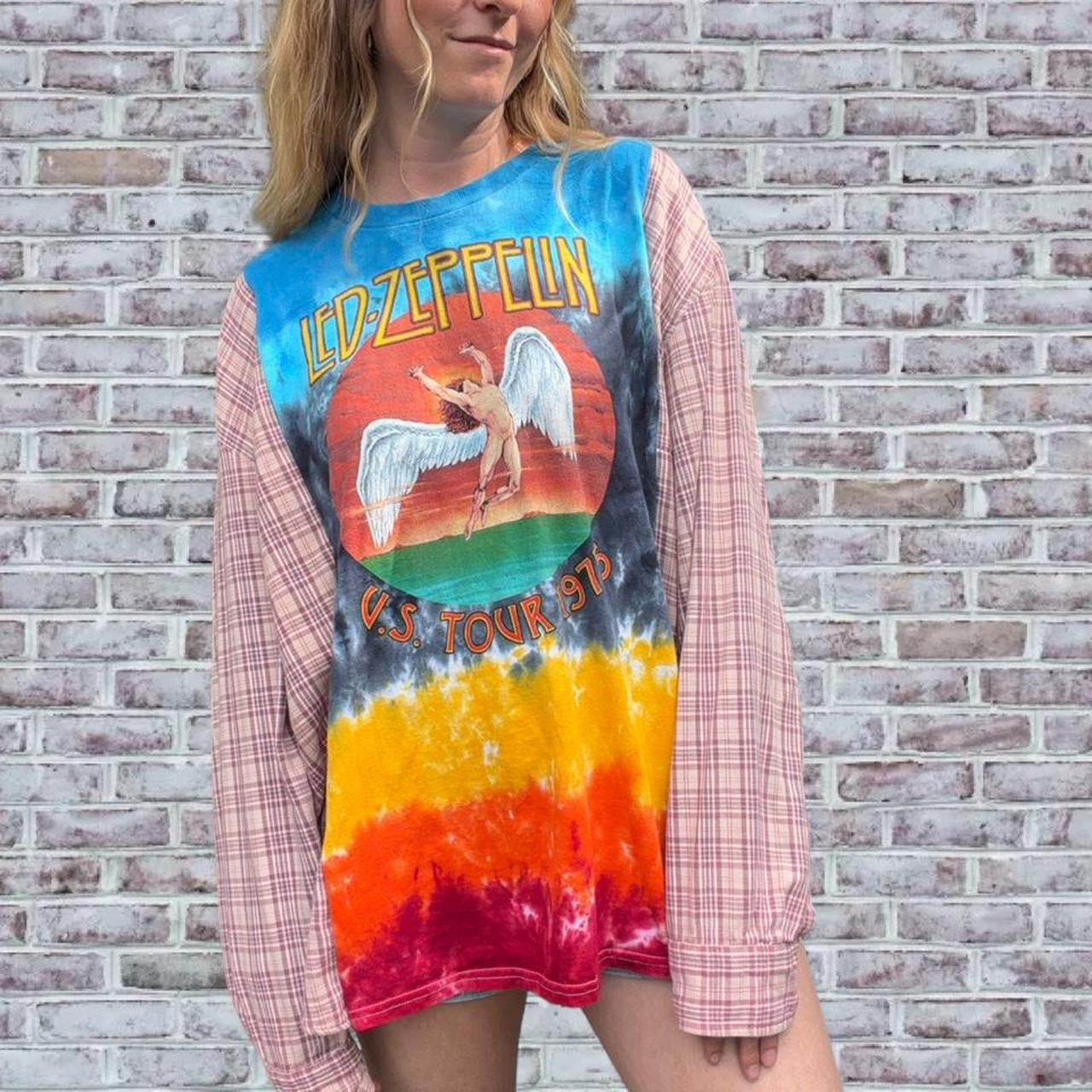 Led Zeppelin Tie Dye Flannel