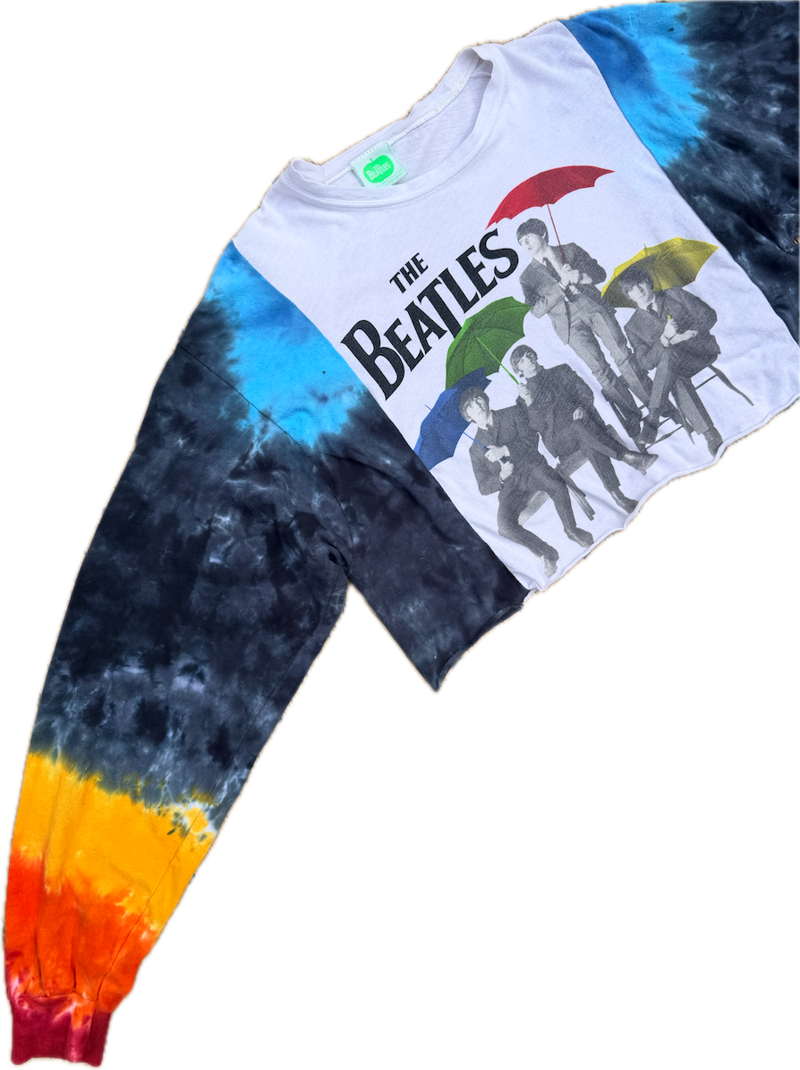 The Beatles Cropped Tie Dye