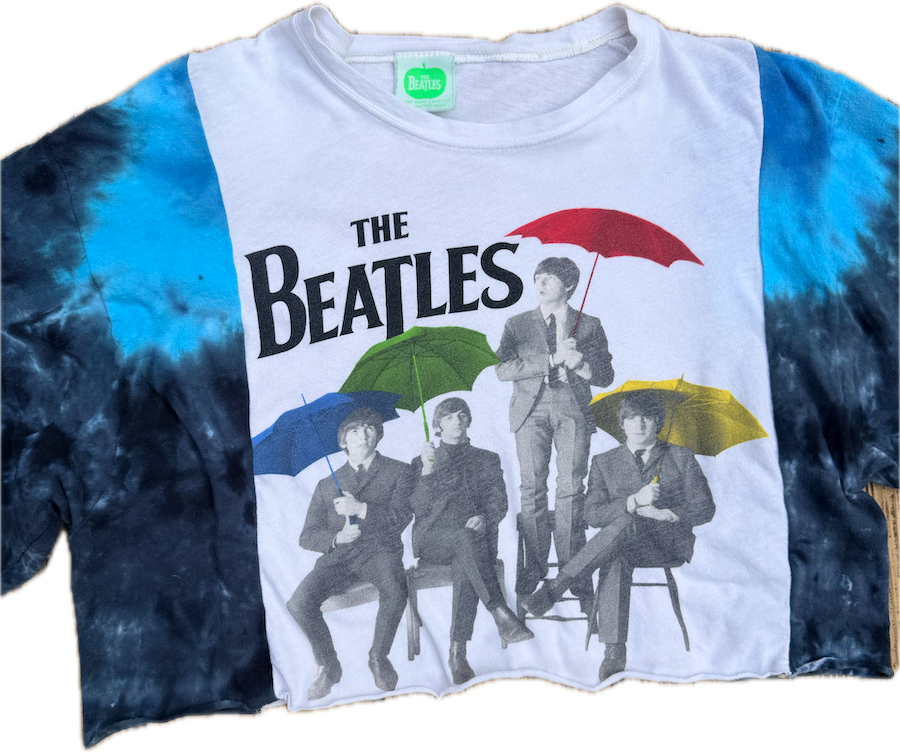 The Beatles Cropped Tie Dye