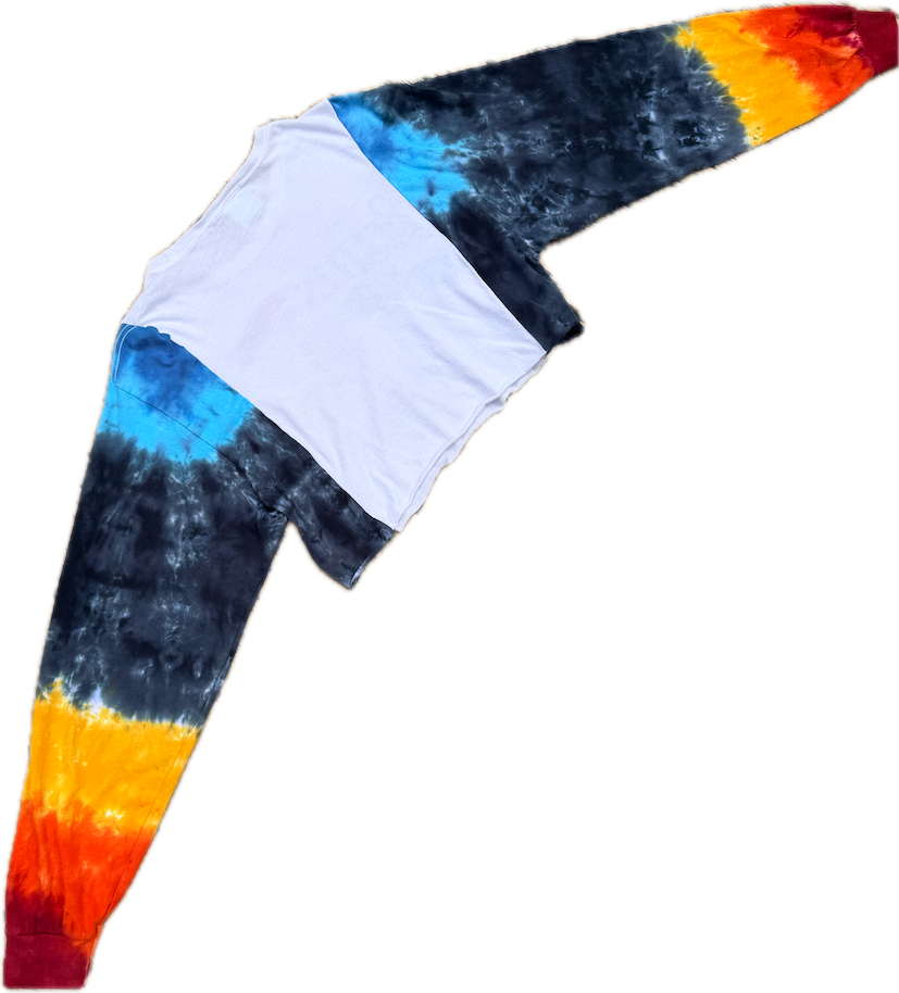 The Beatles Cropped Tie Dye