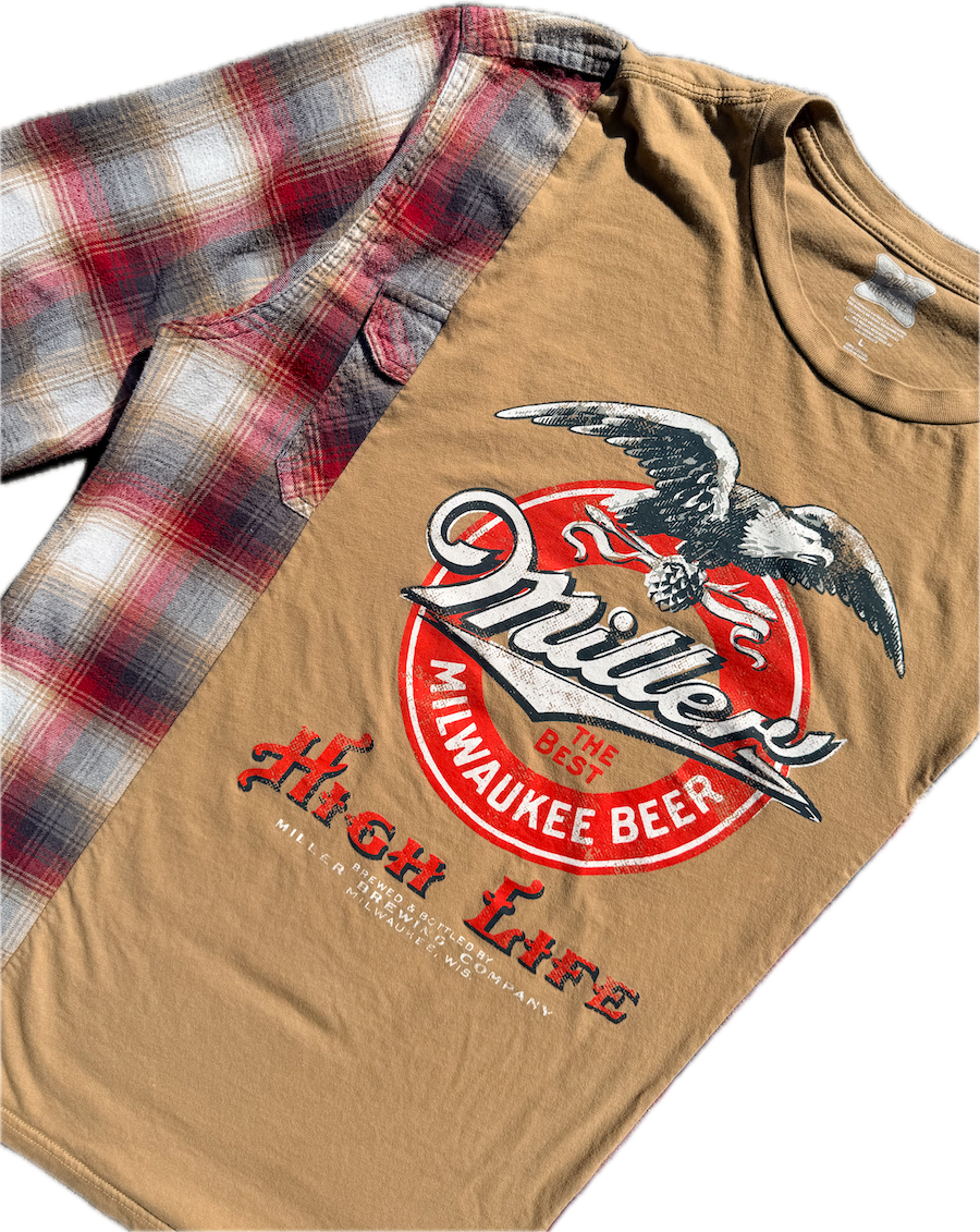 Miller High Life Flannel