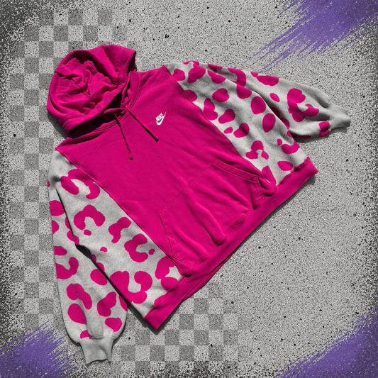 Pink Cheetah Nike Sweater Hoodie