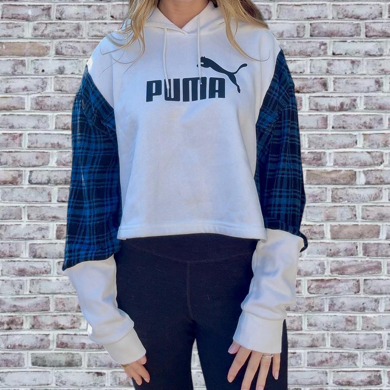 Puma Flannel patchwork Hoodie