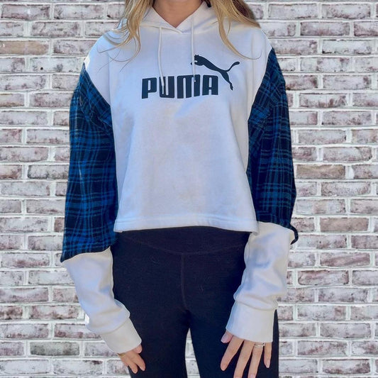 Puma Flannel patchwork Hoodie