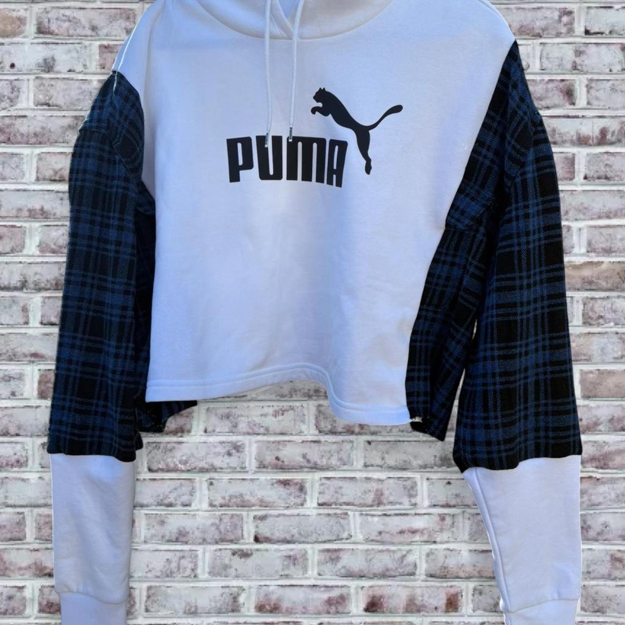 Puma Flannel patchwork Hoodie