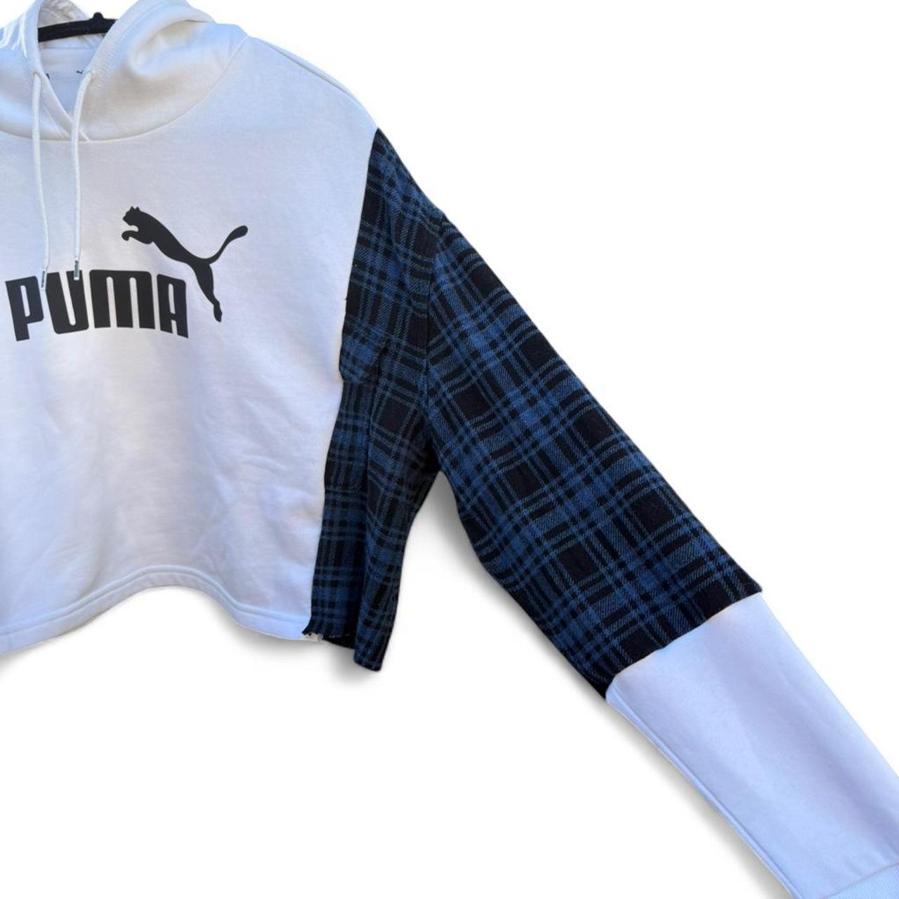 Puma Flannel patchwork Hoodie