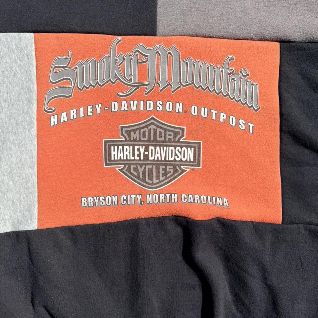 Harley Davidson Patchwork Hoodie