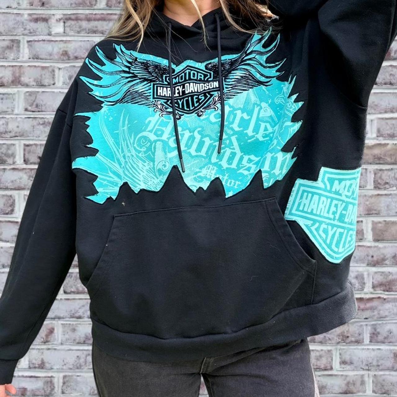 Harley Davidson Black Wing Hoodie