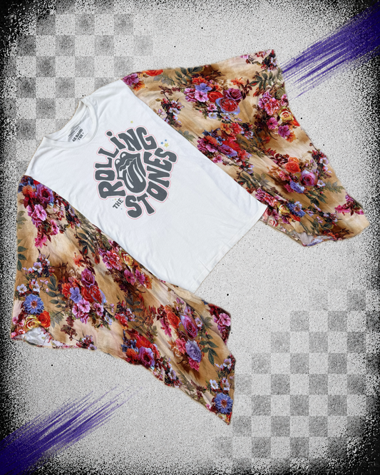 Rolling Stone Floral Boho Tee