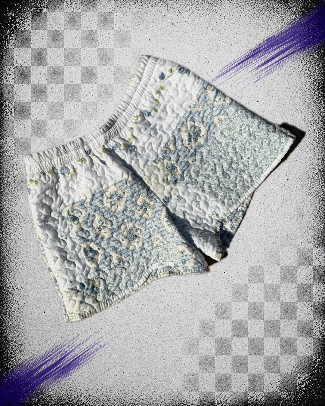 Bluebell Quilted Shorts