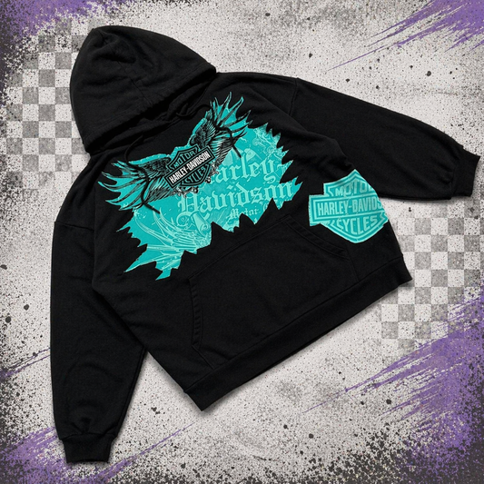 Harley Davidson Black Wing Hoodie
