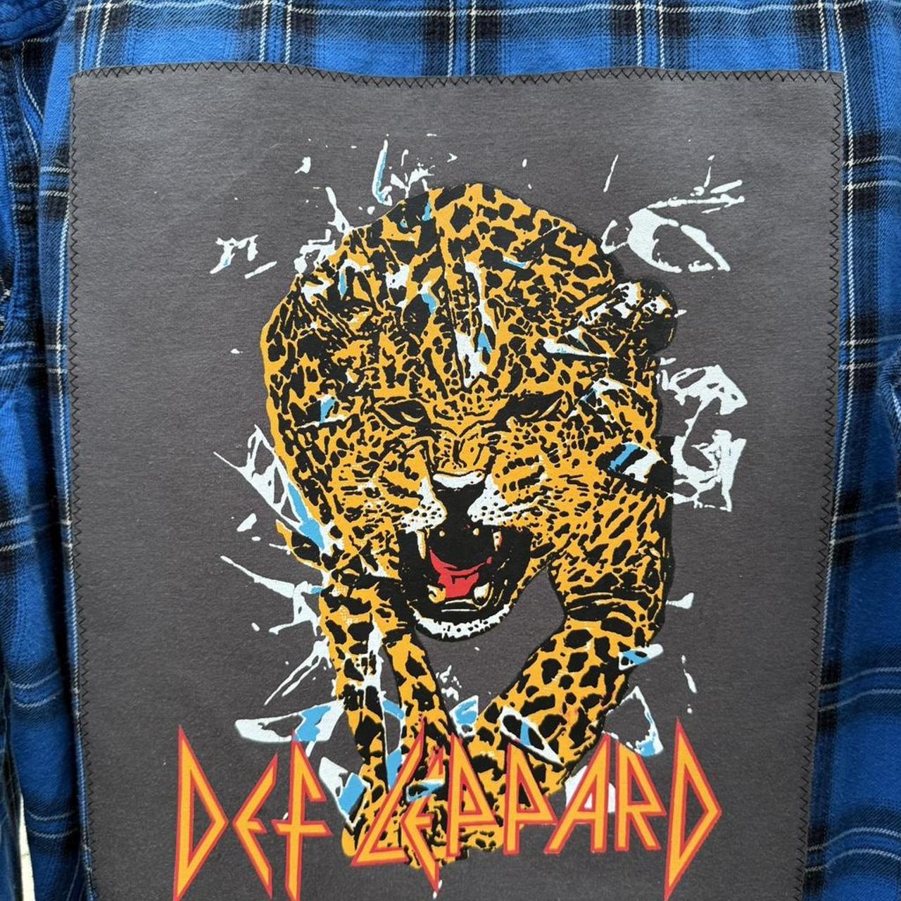 Def Leppard Royal Blue Flannel