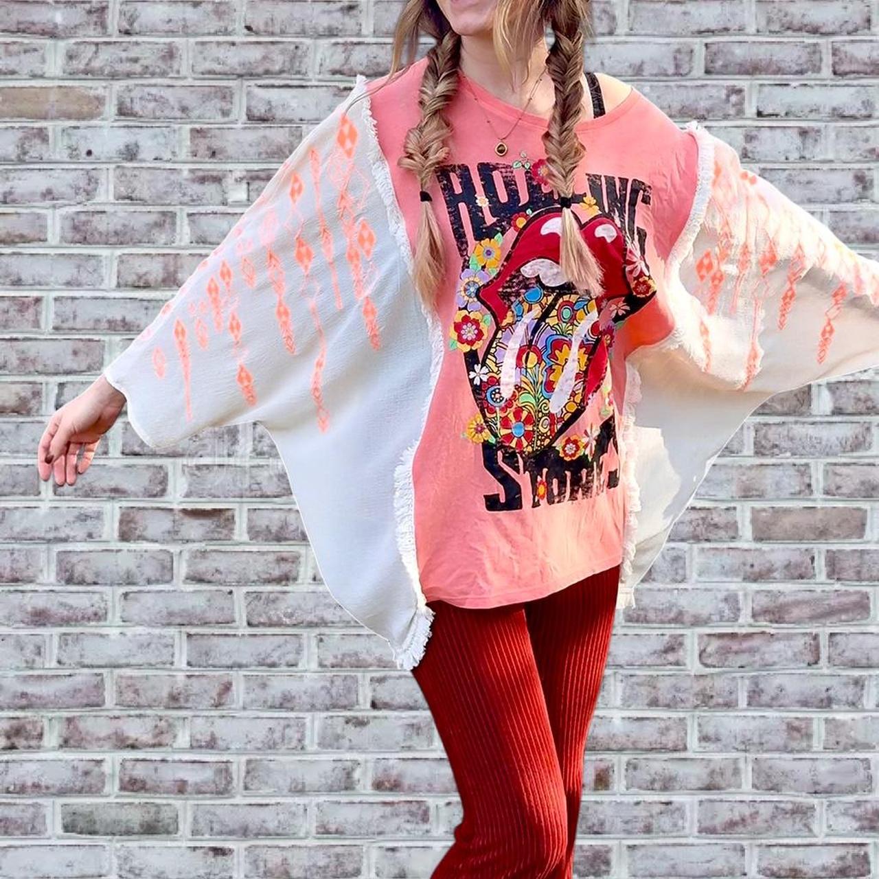 Rolling Stones Boho Kimono Tee
